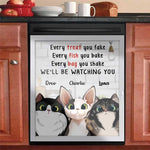 Custom Name Funny Cat Gifts for Pet Lovers - Personalized Dishwasher Cover