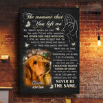Custom Pet Photo Memorial Gifts for Dog Lovers - Personalized Canvas