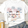 Independence Day Firework Cats - Gift For 4th Of July - Personalized Unisex T-Shirt