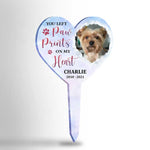 Custom Pet Photo Memorial Garden Decor - Personalized Acrylic Stake