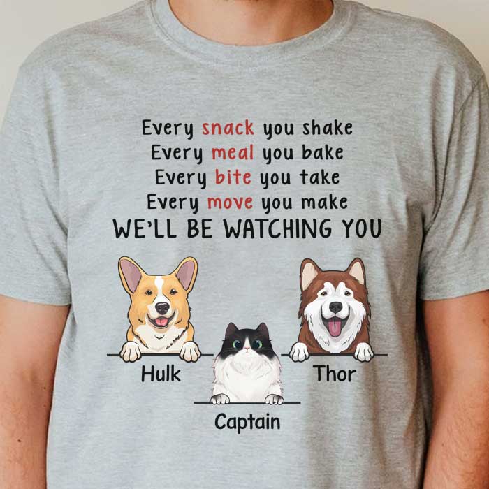 Custom Name Pet Watcher Gifts for Pet Lovers - Personalized Apparel