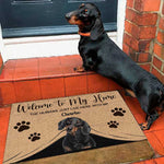 Custom Name Funny Dog Gifts for Pet Lovers - Personalized Doormat