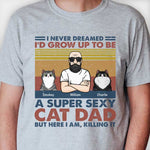 Custom Name Funny Cat Dad Gifts - Personalized Apparel