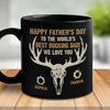 To The World's Best Bucking Dad - Gift For Dad - Personalized Black Mug