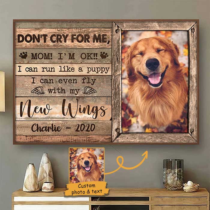 I Can Even Fly With My New Wings - Upload Image, Personalized Horizontal Poster