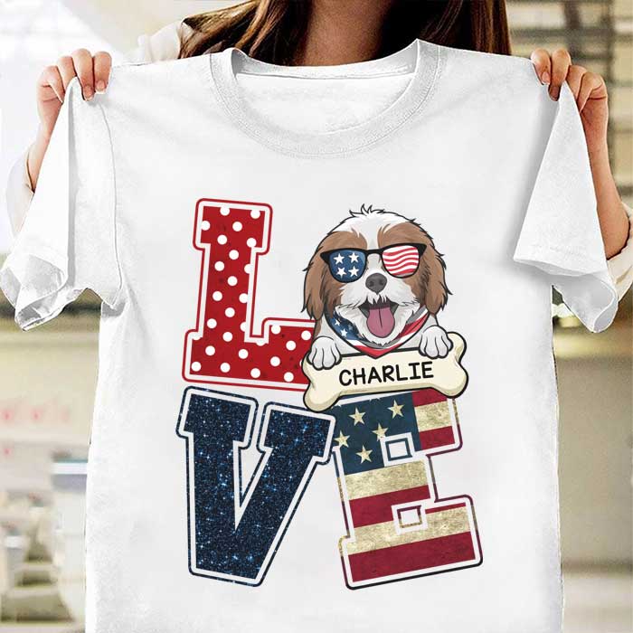 Custom Name Corgi Patriotic Gifts for Dog Lovers - Personalized Apparel