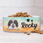 Custom Name Dog Gifts for Pet Lovers - Personalized Pet Bowl