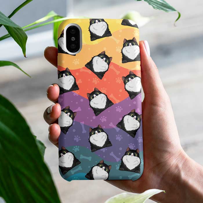Wavy Vibrant Color - Gift For Pet Lovers - Personalized Phone Case