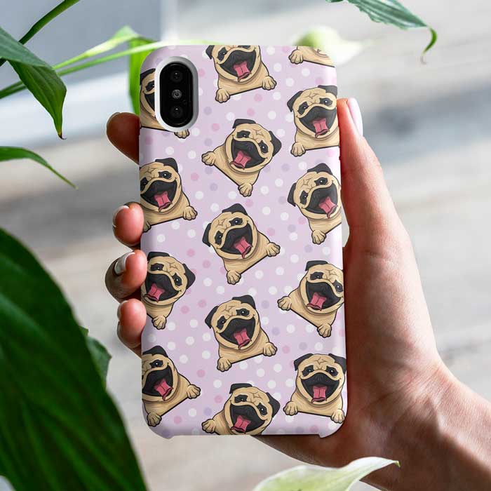 Cute Cat and Dog Pattern Phone Case for Pet Lovers