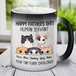 Custom Name Cat Dad Father's Day Gifts - Personalized Mugs