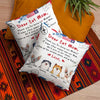 Dear Cat Mom - Thank You For Being Our Mommy - Personalized Camping Pillow (Insert Included)