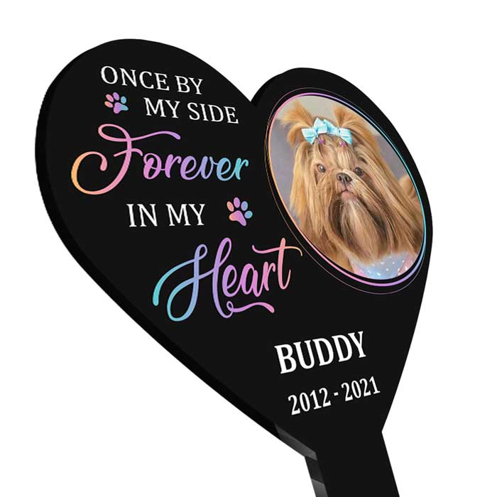 Custom Pet Photo Memorial Garden Decor - Personalized Acrylic Stake