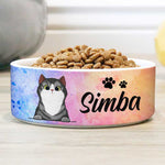 Custom Name Cat Gifts for Cat Lovers - Personalized Pet Bowl