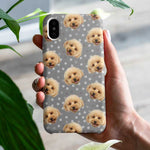 Golden Retriever and Grumpy Cat Pattern Phone Case - Cute Pet Lover Gift