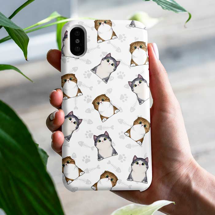 Colorful Paw - Gift For Cat Lovers - Personalized Phone Case