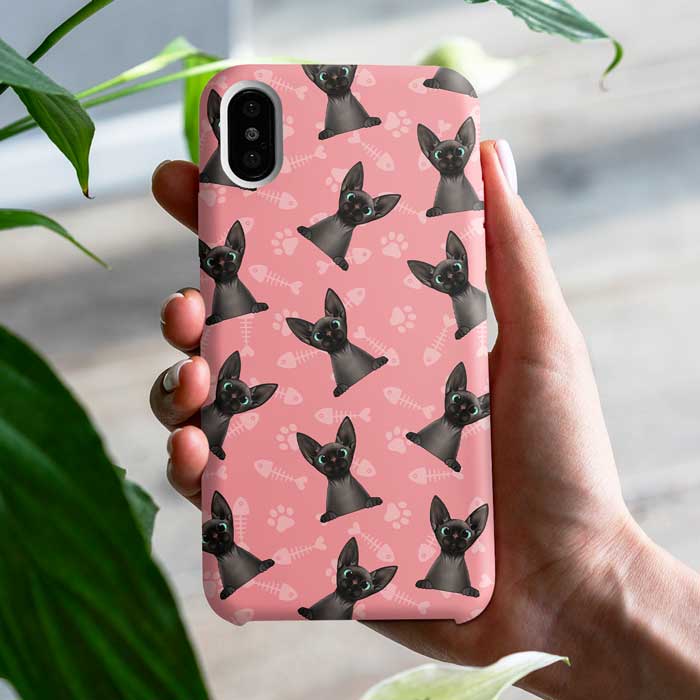 Colorful Paw - Gift For Cat Lovers - Personalized Phone Case