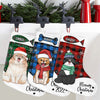Meowy Woofmas To Our Parents - Personalized Custom Christmas Stocking - Gift For Pet Lovers, Christmas Gift