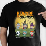 Custom Name Funny Halloween Gifts for Grandparents - Personalized Apparel