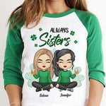 Custom Name Sister Gifts for Women - Personalized Raglan Shirt