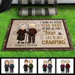 Custom Name Camping Gifts for Couples - Personalized Doormat
