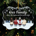 Custom Name Christmas Family Keepsake Gifts - Personalized Ornament
