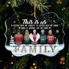 This Is Us, Whole Lot Of Love - Personalized Custom Benelux Shaped Acrylic Christmas Ornament - Gift For Family, Christmas Gift