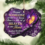Custom Name Memorial Butterfly Christmas Gifts - Personalized Ornament