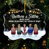 The Greatest Gift Our Parents Gave Us Was Each Other - Personalized Custom Benelux Shaped Acrylic Christmas Ornament - Gift For Family, Christmas Gift