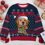 Custom Name Christmas Dog Gifts for Dog Lovers - Personalized Sweatshirt