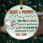 Funny Pregnancy Christmas Gifts for Expecting Parents - Ornament