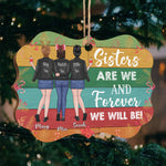 Custom Name Sister Christmas Gifts - Personalized Ornament