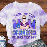 Custom Name Mom and Grandma Gifts for Women - Personalized AOP T-Shirt