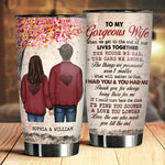 Custom Name Romantic Wife Gifts - Personalized Tumbler