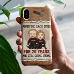 Custom Name Funny Couple Anniversary Gifts - Personalized Phone Case