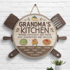 Grandma’s Kitchen Where Memories Are Made And Grandkids Are Spoiled - Personalized Shaped Wood Sign - Gift For Grandma, Grandparents