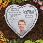 Custom Photo Memorial Garden Decor - Personalized Memorial Stone