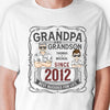 Grandpa & Grandson Best Buddies For Life - Personalized Unisex T-shirt, Hoodie, Sweatshirt - Gift For Grandpa, Grandparents