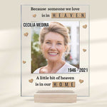 Custom Photo Memorial Gifts - Personalized Acrylic Plaque