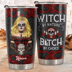 Custom Name Gothic Witch Gifts for Women - Personalized Tumbler