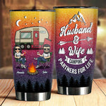 Custom Name Camping Gifts for Couples - Personalized Tumbler