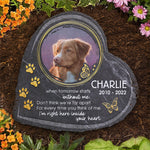 Custom Pet Photo Memorial Gifts for Dog Lovers - Personalized Memorial Stone