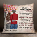 Custom Name Couple Love Gifts - Personalized Pillow