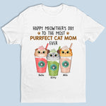 Custom Name Meowther's Day Cat Mom Gifts - Personalized Apparel