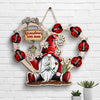 Grandma's Love Bugs - Personalized Shaped Wood Sign - Gift For Grandma, Grandparents
