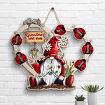 Custom Name Grandma Love Bugs Gifts for Grandma - Personalized Wood Sign