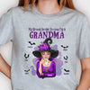 My Broom Broke So Now I'm A Grandma - Personalized Unisex T-shirt, Hoodie, Sweatshirt - Gift For Witches, Gift For Grandma, Grandparents, Halloween Gift