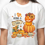 Custom Name Pumpkin Family Fall Gifts - Personalized Apparel