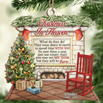 Custom Christmas In Heaven Memorial Gifts - Personalized Ornament