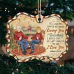 Custom Name Christmas Love Gifts for Couples - Personalized Ornament