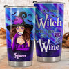 Good Witch Until Run Out Of Wine - Personalized Tumbler - Gift For Yourself, Halloween Gift